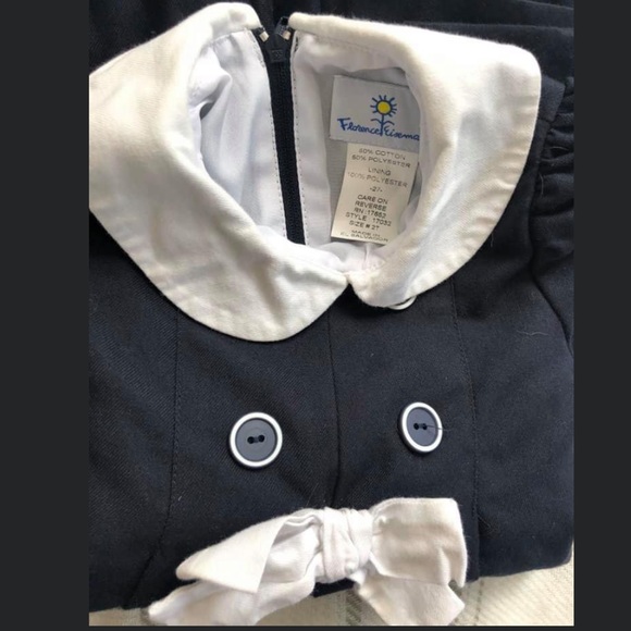 2t Florence Eisman. Navy dress - Picture 3 of 3